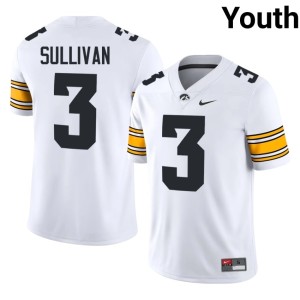 White College Football #3 Jimmy Sullivan Youth IOWA Player Jerseys 721493-142