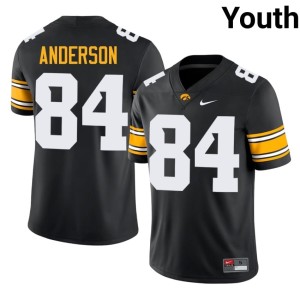 Black Hawkeyes College Football #84 Youth Joseph Anderson Replica Jerseys 916881-884