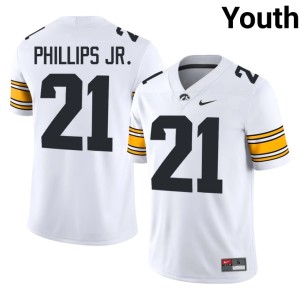 White College Football L.J. Phillips Jr. #21 Youth Iowa 2026-27 Jersey 277920-254