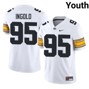 White College Football Iowa #95 Youth Stitched Lance Ingold Jersey 343763-327