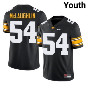 Black College Football Youth #54 Official Hawkeyes Matty McLaughlin Jerseys 862247-408