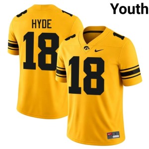 Gold 2026 Iowa Micah Hyde #18 Youth College Football Jerseys 606158-316