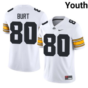White Michael Burt UIowa Game Youth College Football #80 Jerseys 873044-525