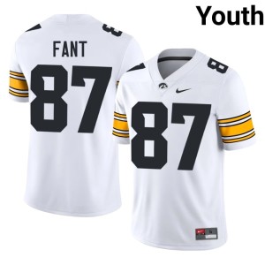 White #87 College Football 2026 Noah Fant Youth University of Iowa Jerseys 529893-642